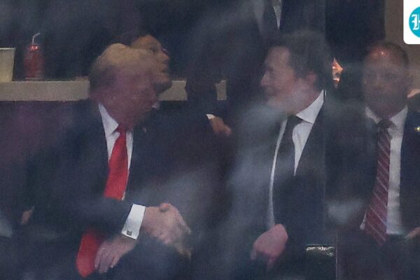 Trump and Musk's conversation at Charlie Kirk's memorial service decoded by lip reader, 'Let’s try and...'