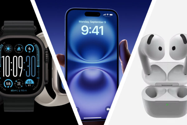 Apple Watch 10, iPhone 16 Pro and AirPods 4 split into three segments