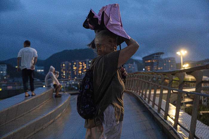 Weaker Ragasa pushes across China's southern coast toward Vietnam after causing flooding