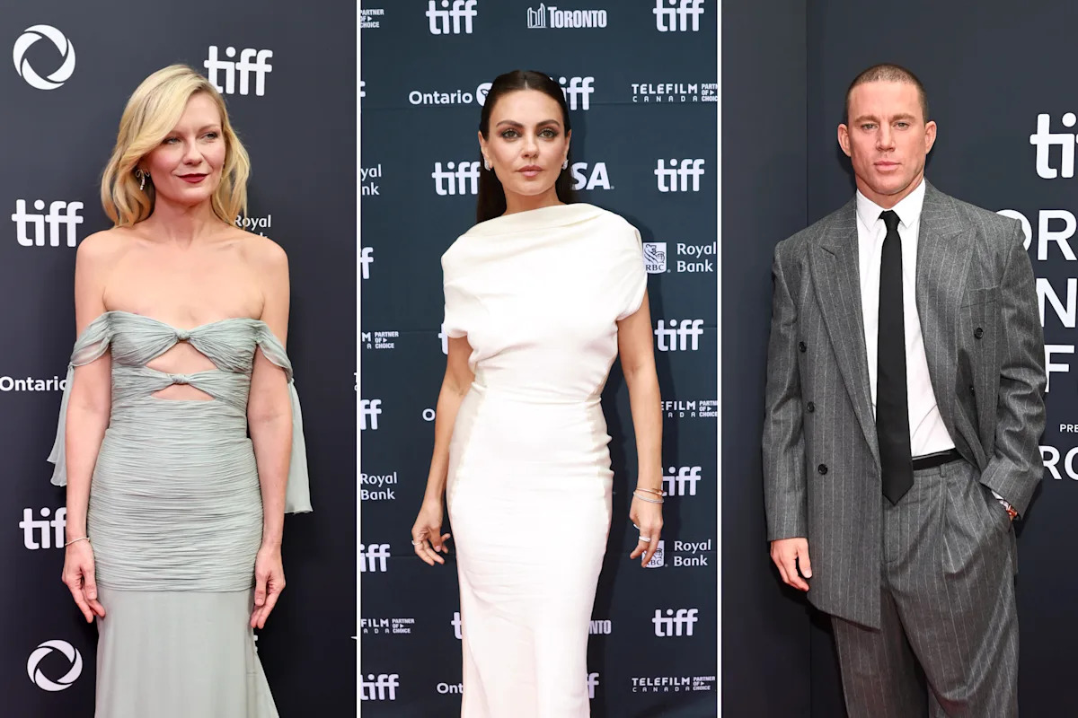 Kirsten Dunst, Mila Kunis, Channing Tatum and more stars show up with style in Toronto