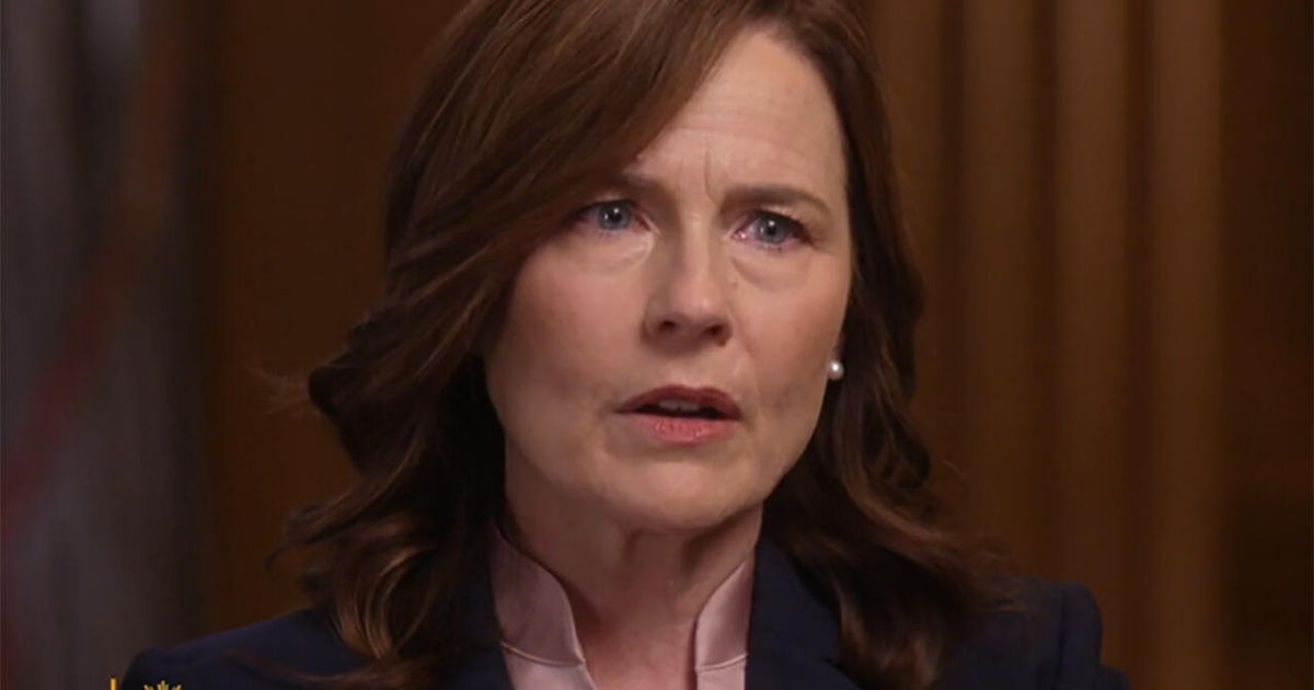 Justice Amy Coney Barrett responds to criticism that the Supreme Court is allowing Trump to expand his power