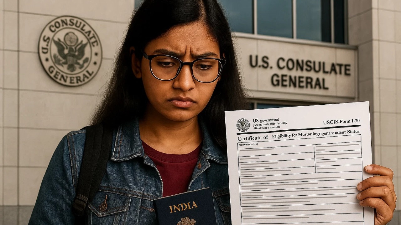 An Indian student had her US visa process delayed after officials found she hadn't listed her Reddit account. (Image: Generative AI)