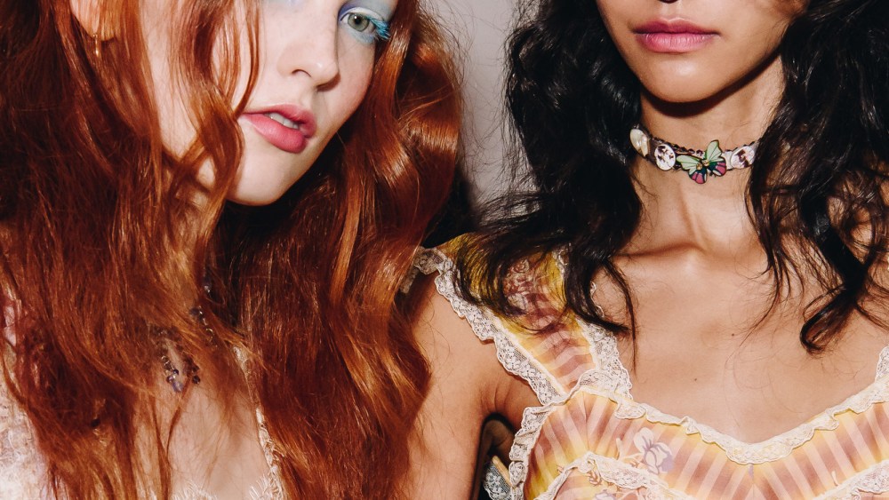 Backstage at Anna Sui Spring 2026 Ready-to-Wear Collection