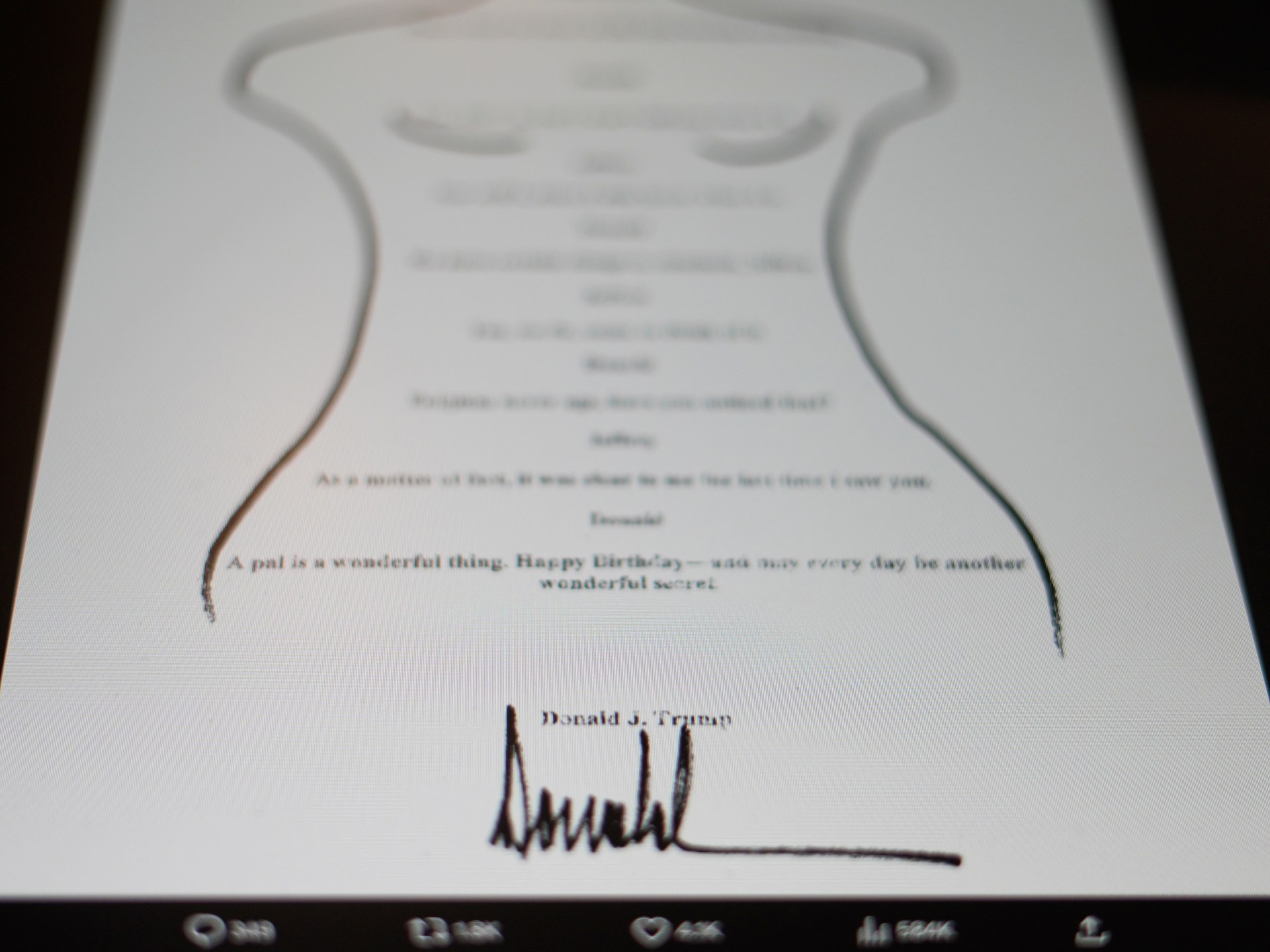 Trump’s alleged, suggestive letter to Epstein released by Democrats | Donald Trump News