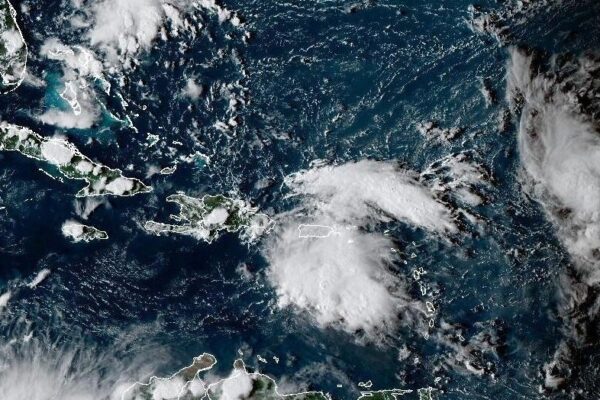 Tropical Storm Humberto forms in Atlantic. Maps show its forecast path.