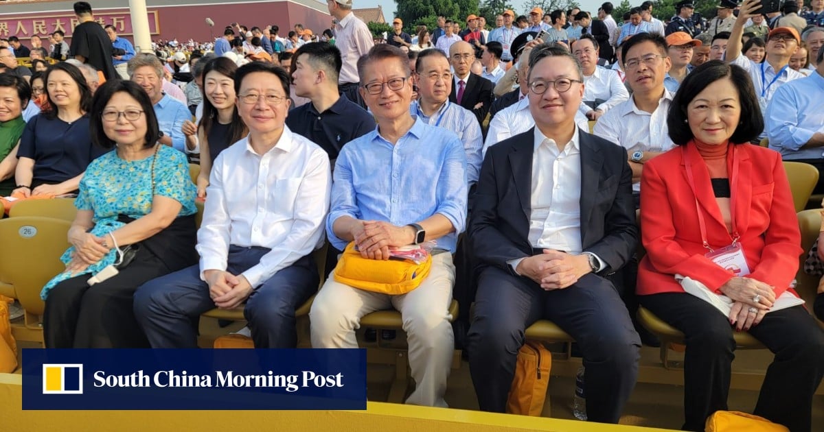 Xi’s Victory Day speech ‘wake-up call’ for peace, with Hong Kong playing role: Paul Chan