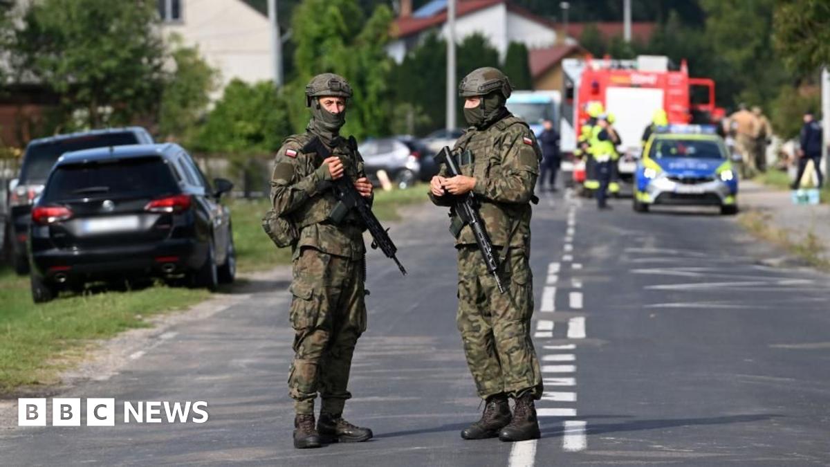 Poland shoots down Russian drones after 'huge number' violated airspace, PM says - live updates