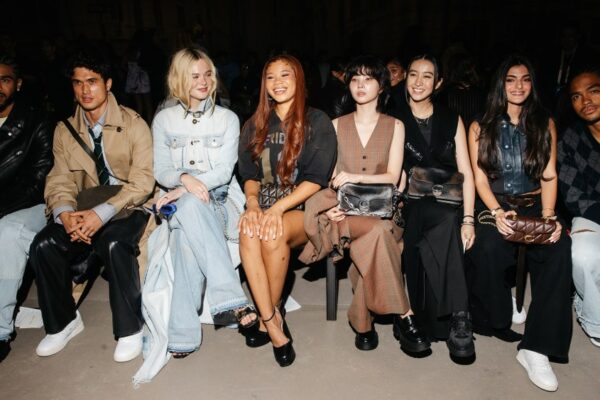 Jayson Tatum, Charles Melton, Elle Fanning, Storm Reid, Jeon Soyeon, Koki, Toni Breidinger and Trevor Noah at the Coach Spring 2026 Ready-to-Wear show