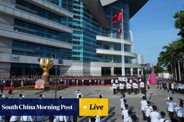 Hong Kong to get National Day celebrations under way with flag-raising ceremony