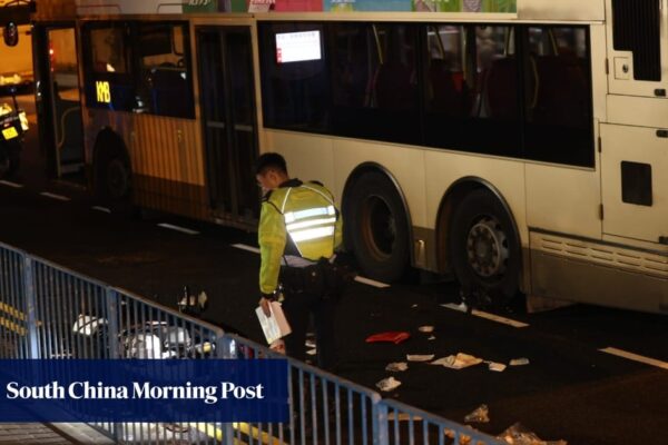 Hong Kong motorcyclist, 27, killed in accident involving 2 double-decker buses Hong Kong motorcyclist, 27, killed in accident involving 2 double-decker buses