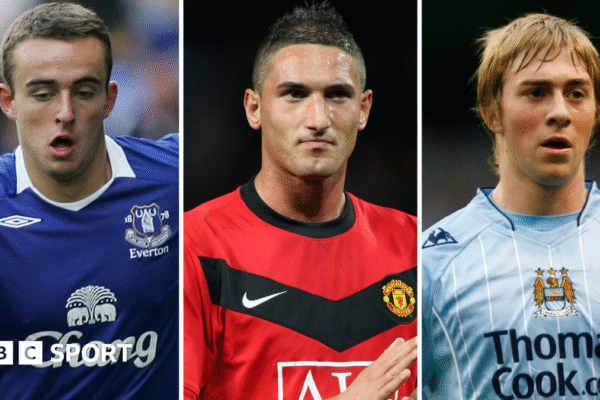 Jose Baxter, Federico Macheda and Michael Johnson