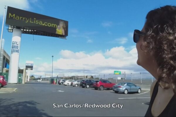 Dating apps are so last year. This woman put up billboards across the West Coast instead.