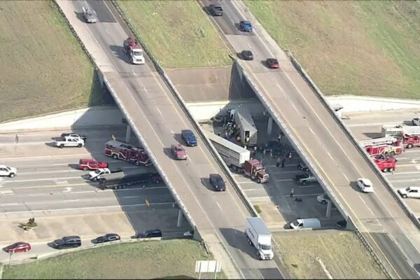 Waxahachie roads closed due to major highway accident