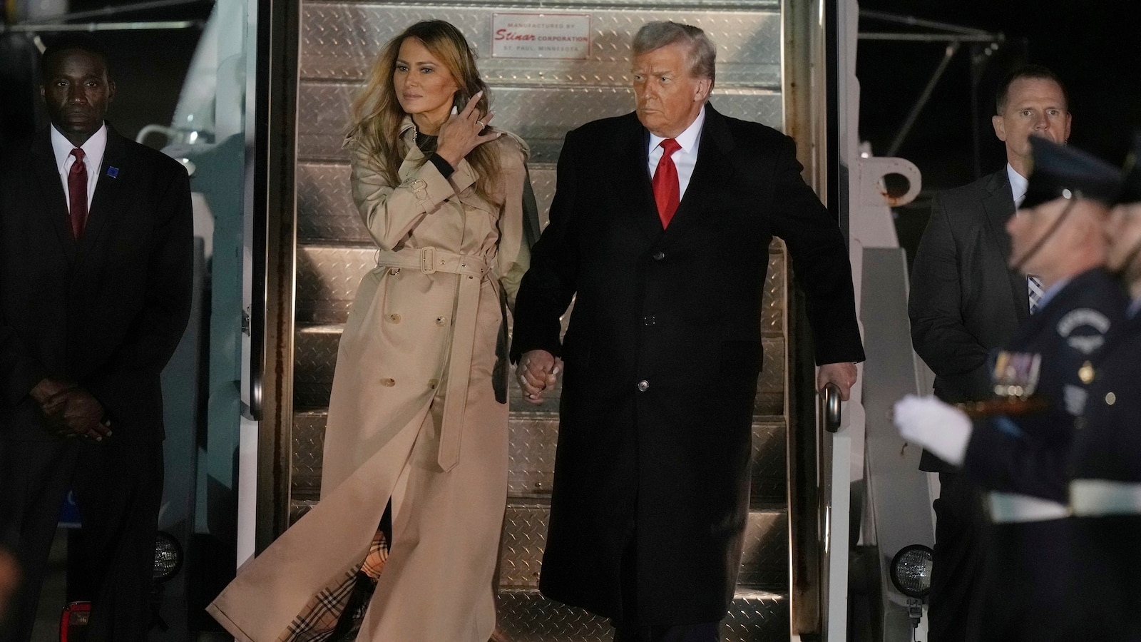 Trump admin live updates: Trump, first lady arrive in UK for state visit