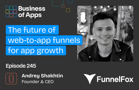The future of web-to-app funnels for app growth with Andrey Shakhtin, Founder & CEO of FunnelFox