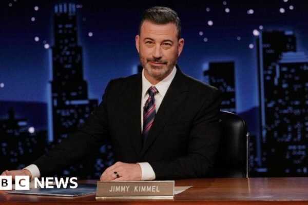 Jimmy Kimmel calls out 'anti-American' threats to free speech in tearful TV return