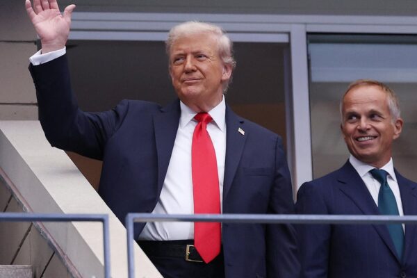 Trump attends U.S. Open men's finals