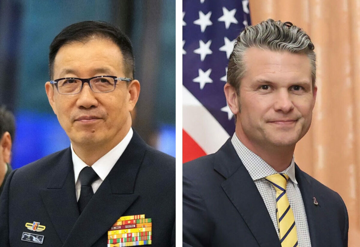 China, U.S. defense chiefs discuss Taiwan, South China Sea in 1st talks