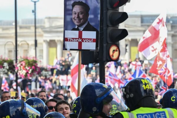 Musk calls for new UK government at far-right rally in London – POLITICO