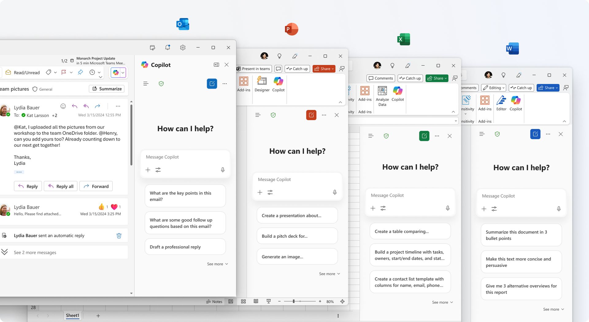 Microsoft Rolls Out Free Copilot Chat Sidebar To All Microsoft 365 Business Apps