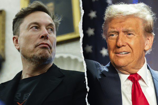 Elon Musk joins Donald Trump as they come together at Charlie Kirk memorial