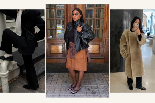 A collage of the elegant autumn fashion trends fashion people are swapping more dated styles for.