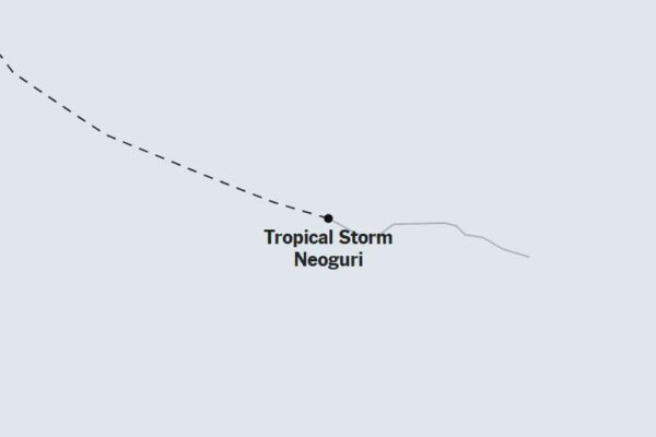 Maps: Tracking Tropical Storm Neoguri