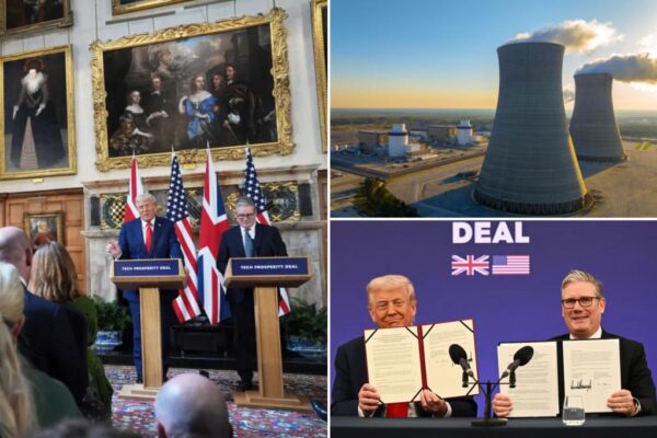Trump, Starmer sign $350B tech deal to spur AI, nuclear energy and quantum computing Trump, Starmer sign $350B tech deal to spur AI, nuclear energy and quantum computing