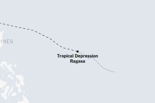 Maps: Tracking Tropical Depression Ragasa