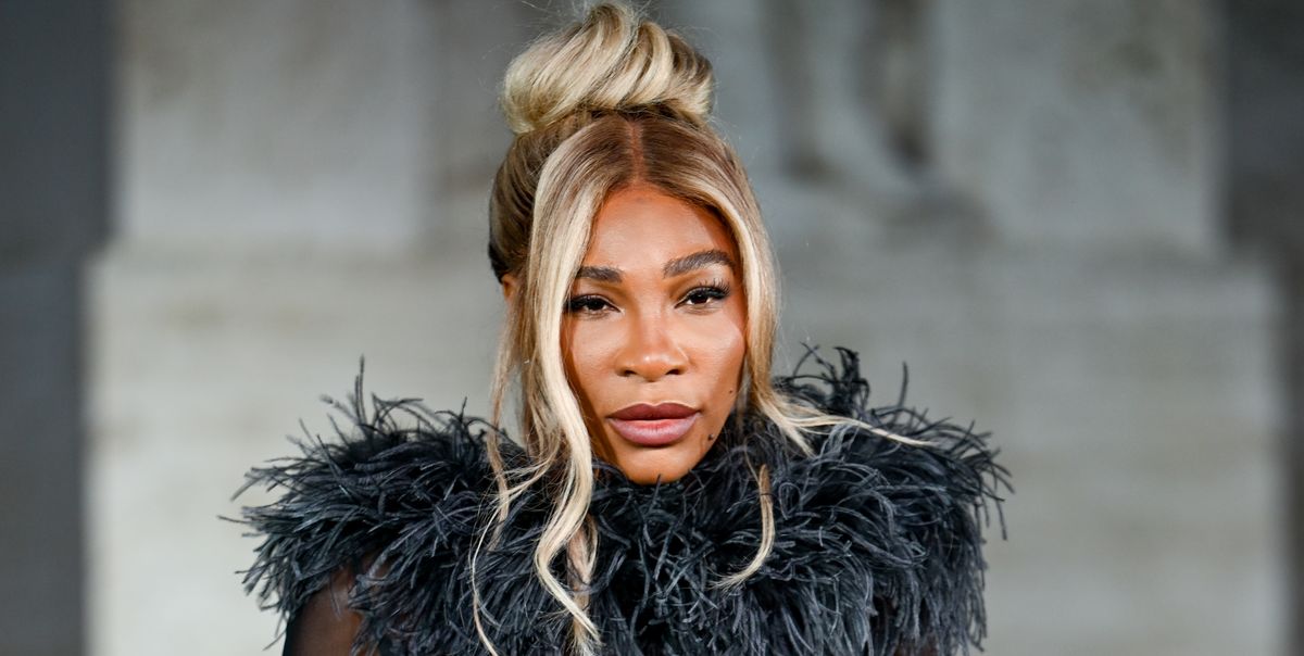 Serena Williams Attends Gucci’s ‘The Tiger’ Premiere in Feathers