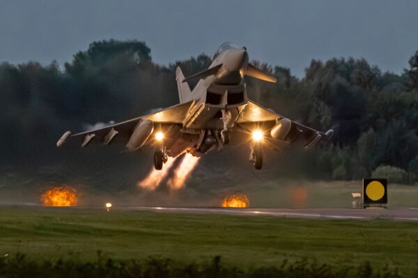 A Royal Air Force Typhoon. File Pic: MoD