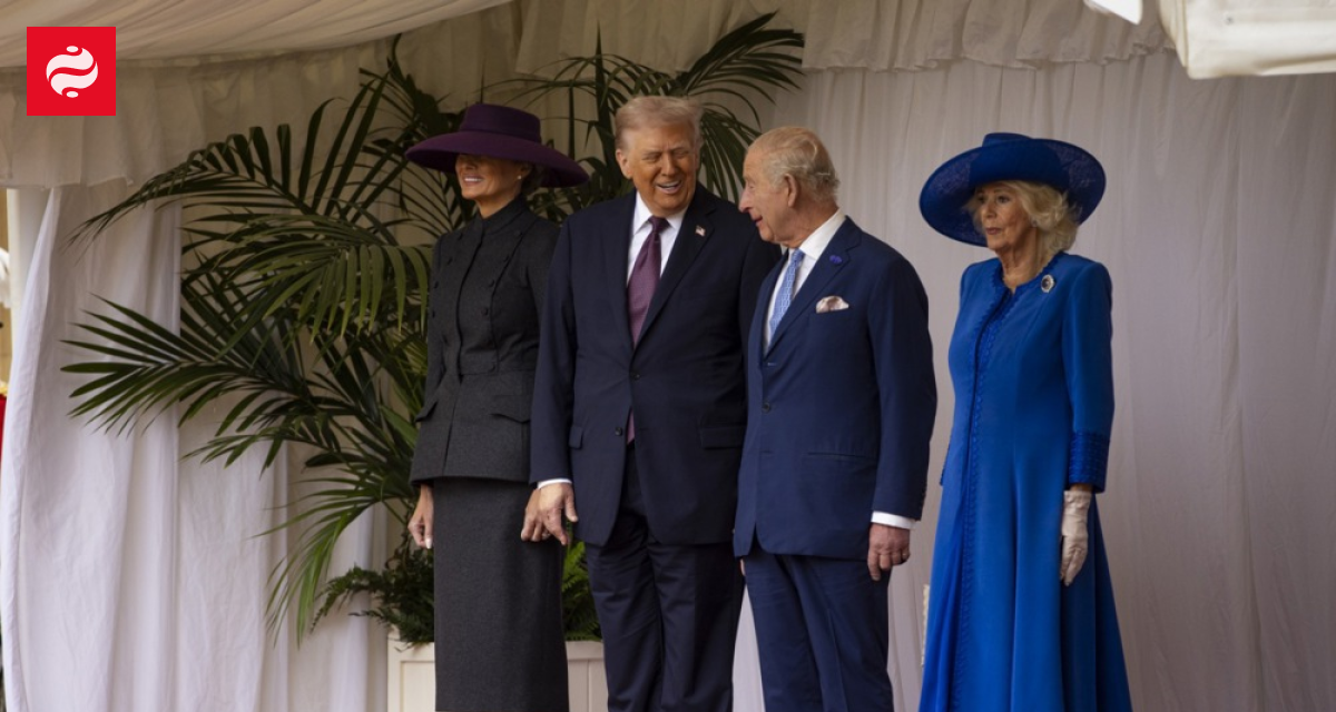 Trump in Britain with Tim Cook and Seth Altman | Ukrainian News