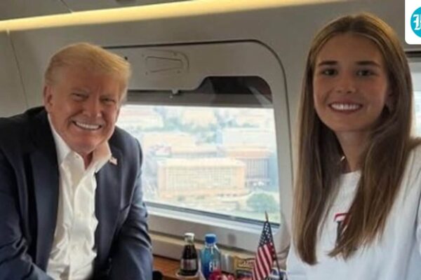 Donald Trump’s grand daughter Kai Trump slammed over ‘KT’ logo, accused of copying American Eagle design Donald Trump's grand daughter Kai Trump slammed over ‘KT’ logo, accused of copying American Eagle design
