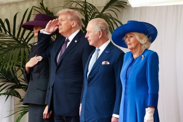 Trump greeted by King Charles as he begins U.K. state visit in shadow of Epstein scandal