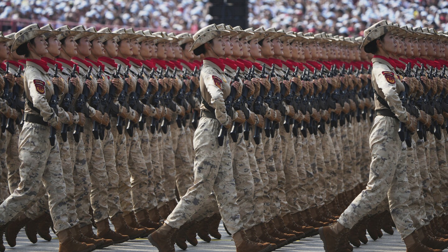 Chinese military parade marks 80 years after end of World War II