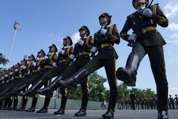 Chinese weapons making public debut at military parade