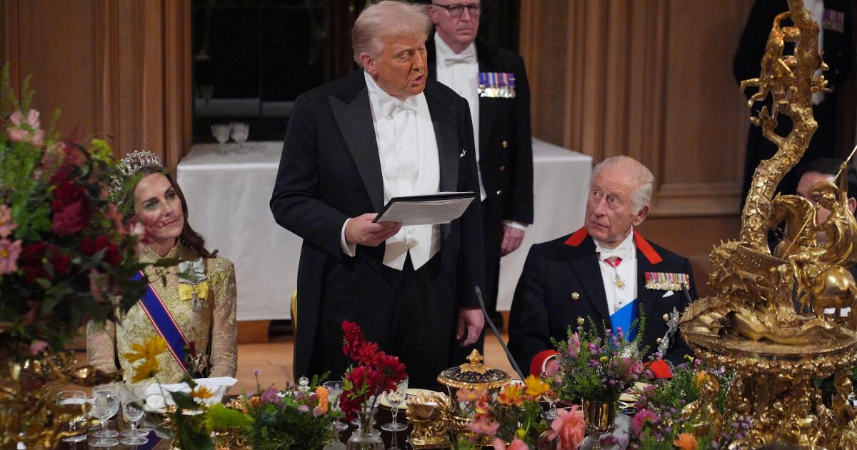 News Analysis: Trump, showered by British royalty, airs political grievances overseas