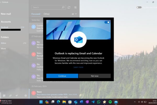 Is the new Outlook really a native Windows app?