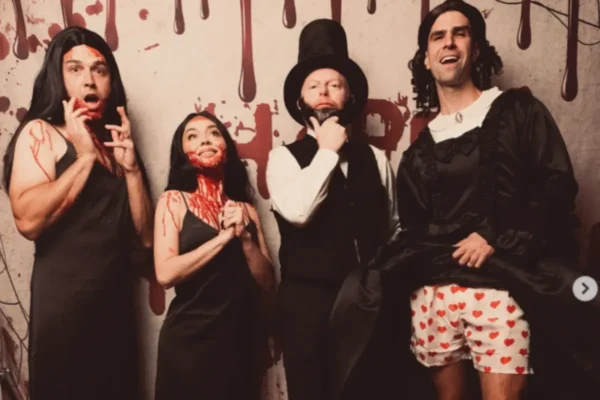 7 Celebrities Who Paid Tribute to Other Stars This Halloween with Their Costumes (Image via Instagram / @sarahhyland)