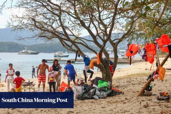 Tourist activities on Hong Kong geopark island potentially violate park rules