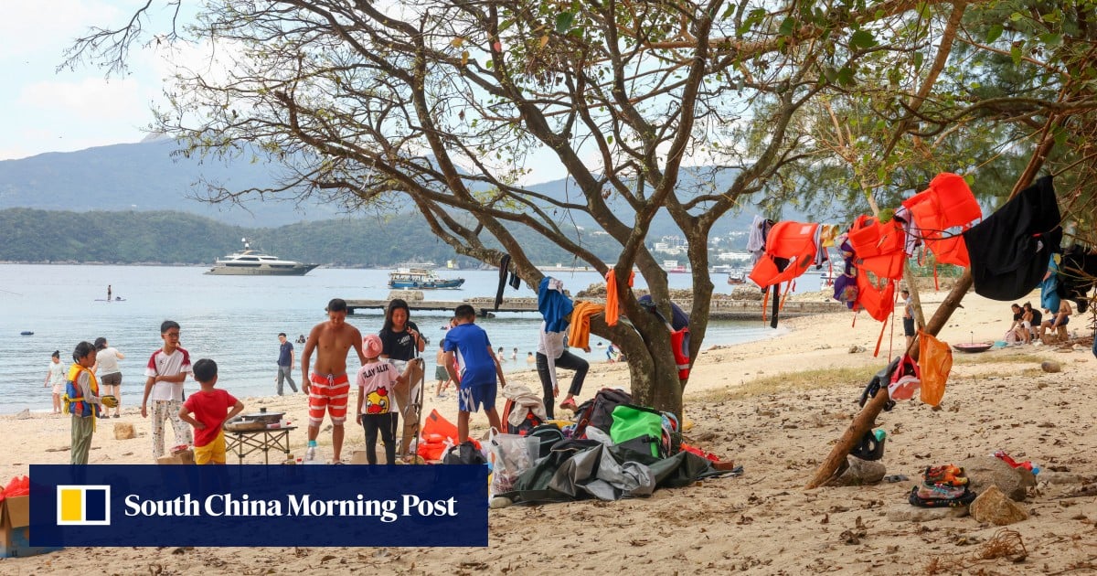 Tourist activities on Hong Kong geopark island potentially violate park rules