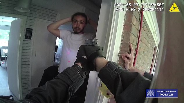 Claude Parkinson (pictured) of Islington was handed a two-year-and-eight-month sentence after snatching mobile phones in central London