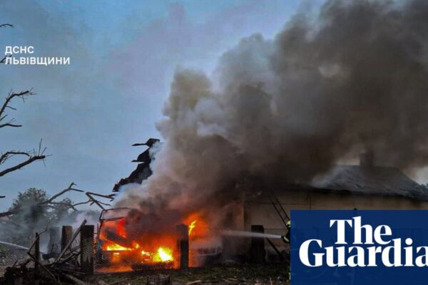 Russian drones and missiles bombard Ukrainian city of Lviv | Ukraine