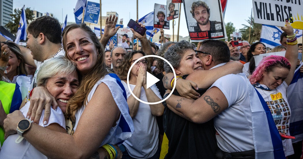 Friends and Family Celebrate Return of Israeli Hostage