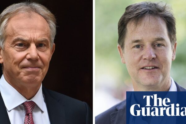 Tony Blair and Nick Clegg hosted dinner giving tech bosses access to UK minister | Tony Blair