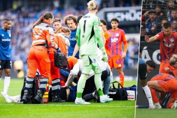 Fearing the worst in German football, Karius unintentionally injures opponent