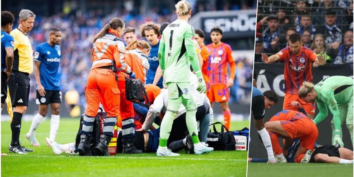 Fearing the worst in German football, Karius unintentionally injures opponent