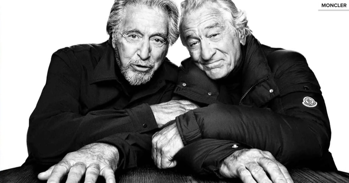 Robert De Niro, Al Pacino Reunite in New Moncler Fashion Ad