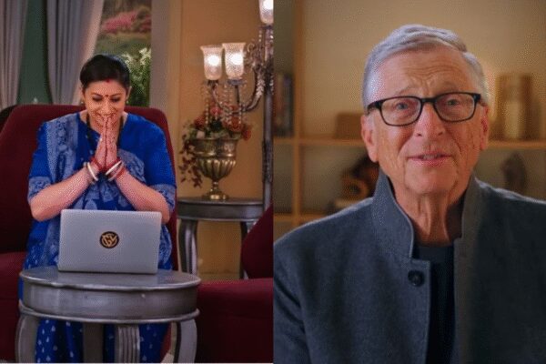 Kyunki Saas Bhi Kabhi Bahu Thi 2: Smriti Irani gets a surprise video call from Bill Gates; says ‘Jai Shree Krishna, Tulsi ji’ | Watch Kyunki Saas Bhi Kabhi Bahu Thi 2: Smriti Irani gets a surprise video call from Bill Gates; says ‘Jai Shree Krishna, Tulsi ji’ | Watch
