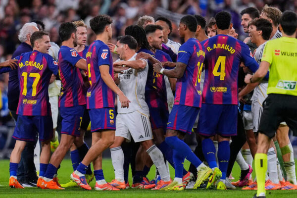 Security intervenes as El Clasico ends in a brawl; Dani Carvajal shuts down 18-year-old Lamine Yamal — ‘You talk too much, talk now!’ | Football News Security intervenes as El Clasico ends in a brawl; Dani Carvajal shuts down 18-year-old Lamine Yamal — 'You talk too much, talk now!' | Football News